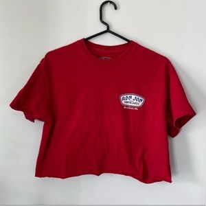 RON JON size M cropped Tee